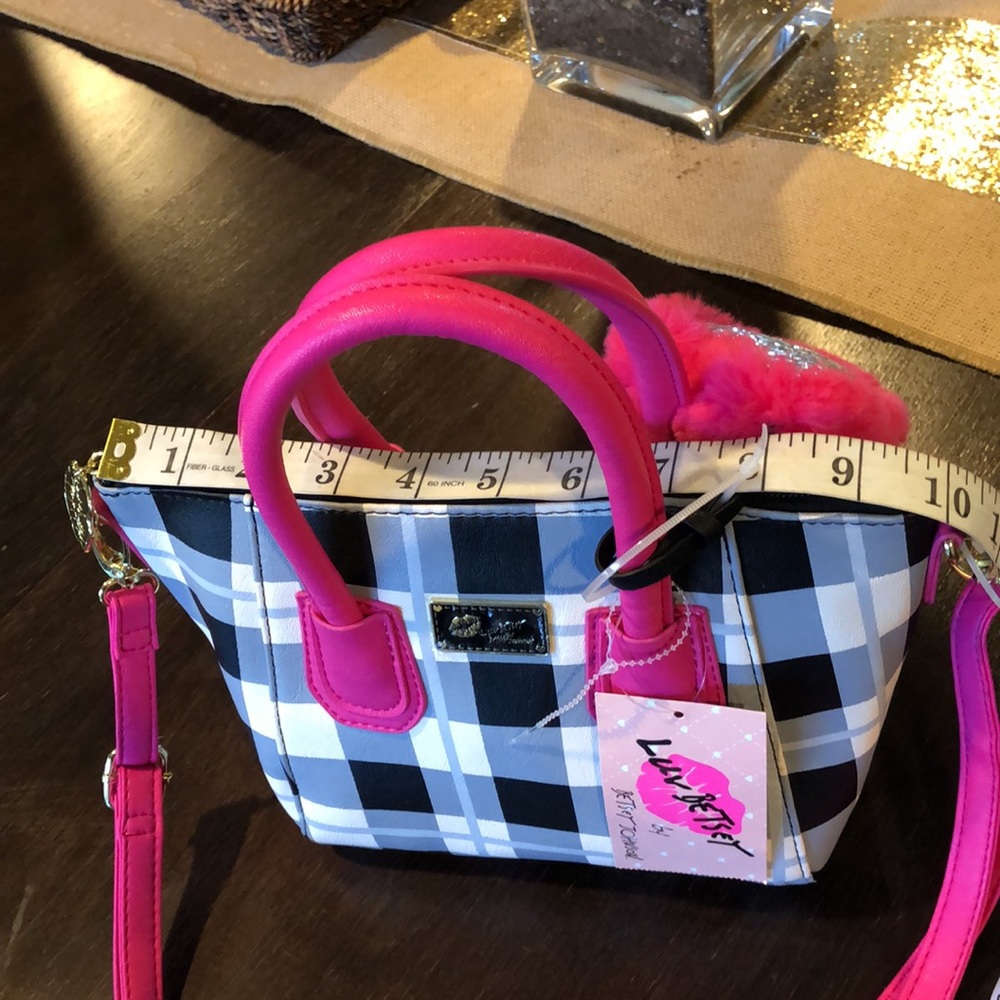LUV BETSEY by BETSEY JOHNSON Plaid Crossbody purse - Picture 9 of 15
